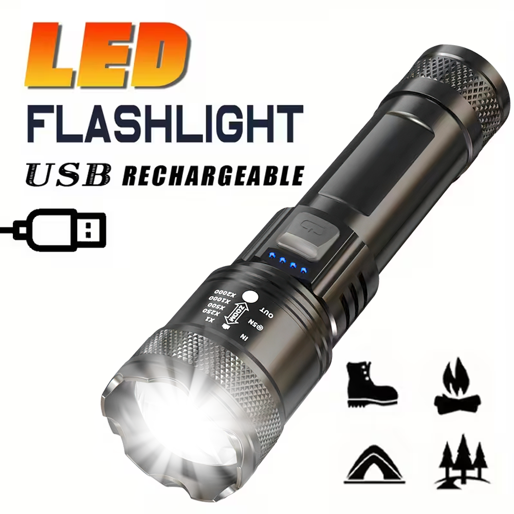 Fishing Light - Super brilhante lanterna led usb recarregável