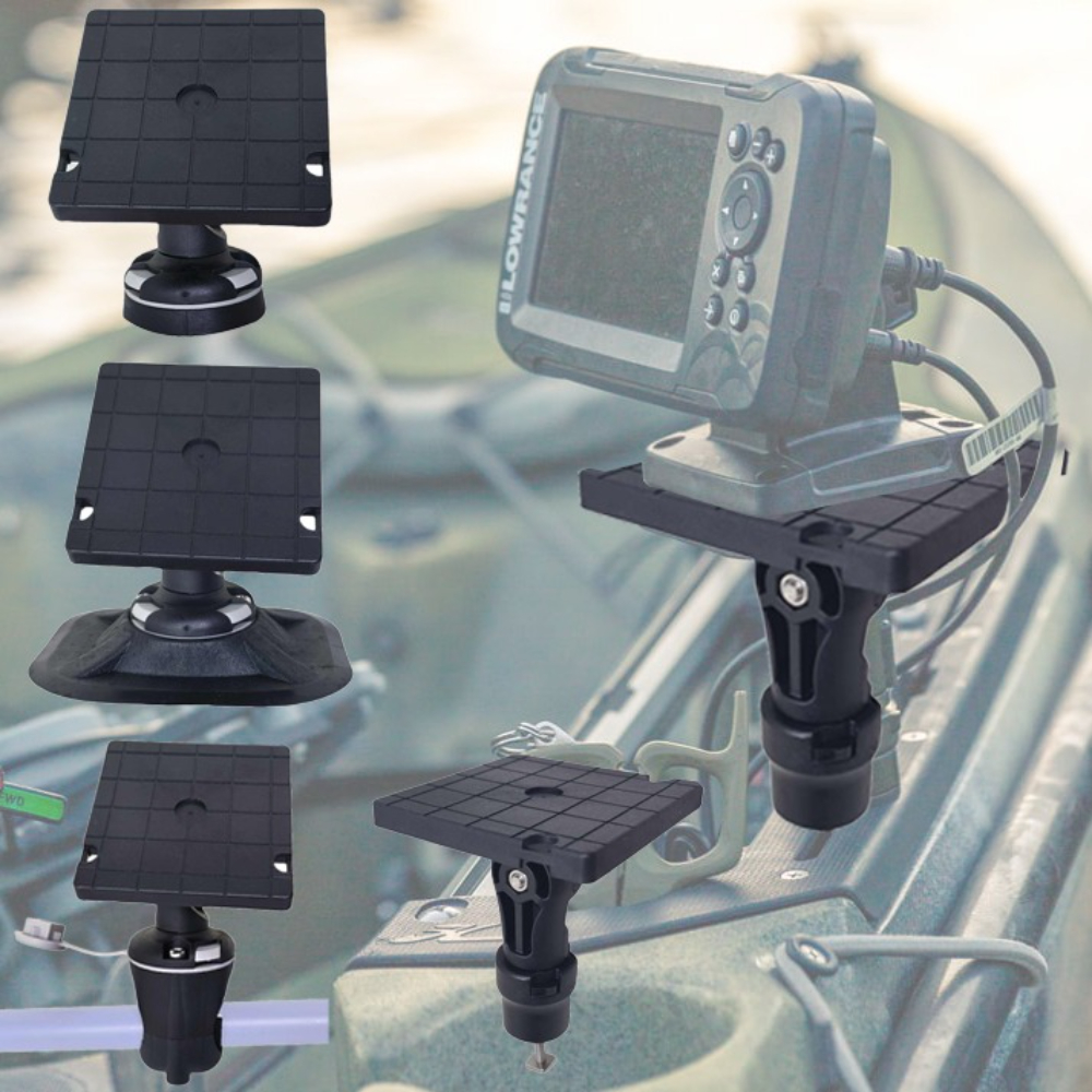 Fish Finder Mount - Kayak canoa pista ferroviário fishfinder montagem