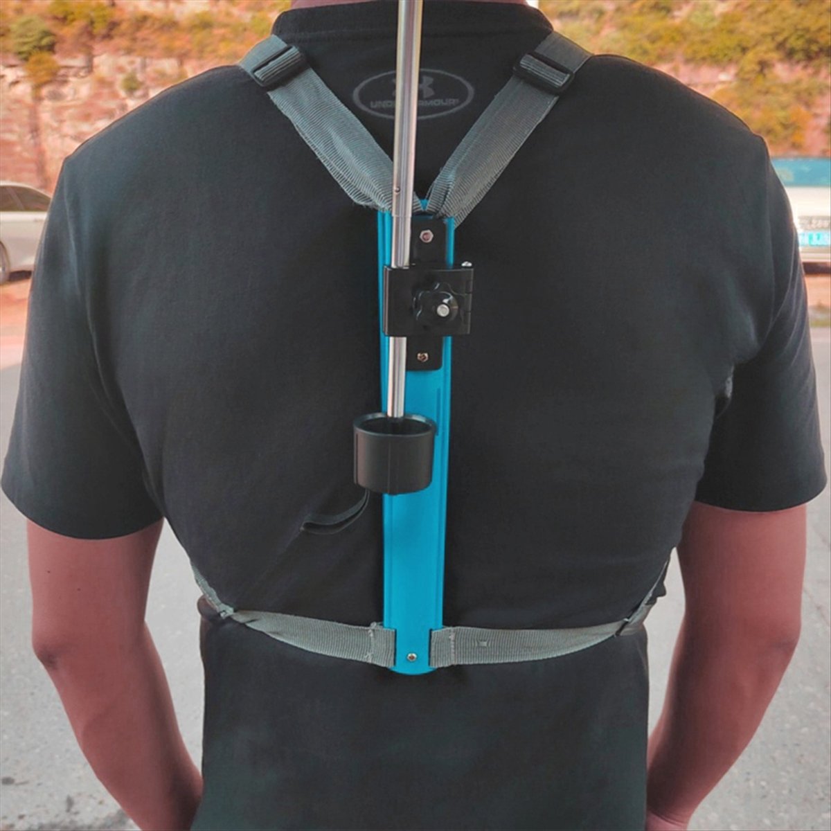 Fishing Camera - Suporte de Clipe para Guarda-Sol T34C,