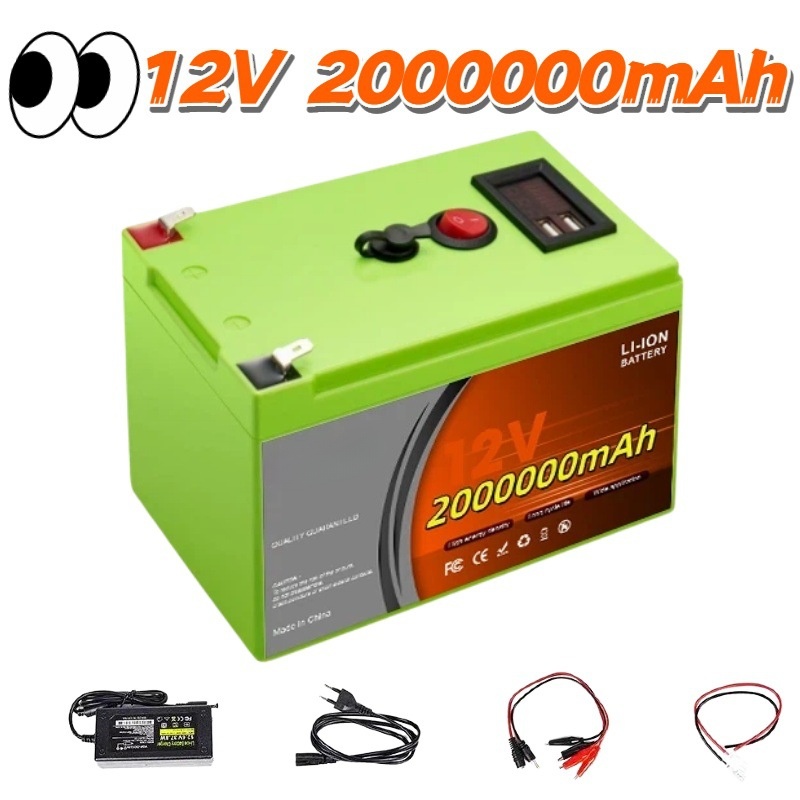 Fish Finder Charger - Bateria de Lítio Recarregável LiFePO4 12V