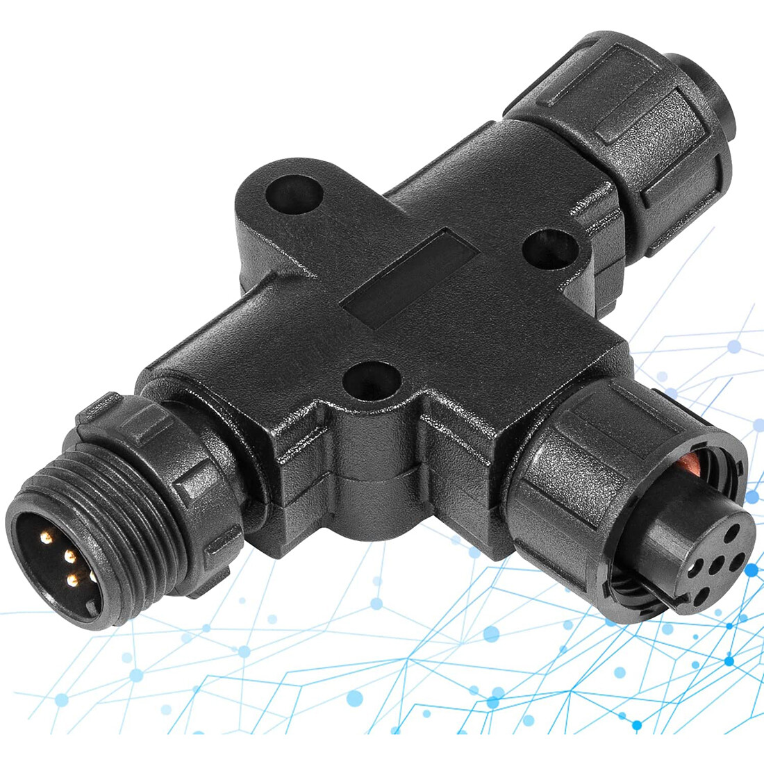 Fish Finder Cable - Adaptador T de Conector Micro-C NMEA