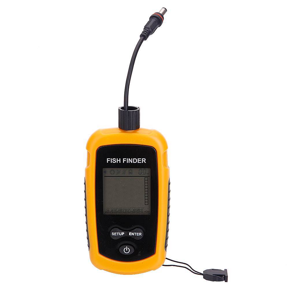 Fish Finder Transducer - Sonda de Pesca Portátil com Alarme
