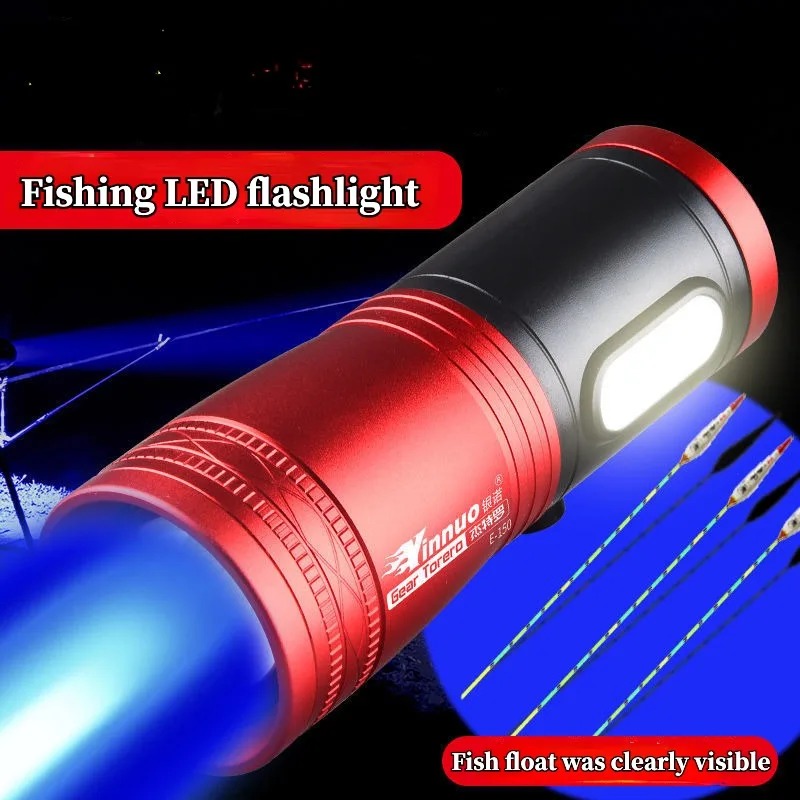 Fishing Light - Lanterna de pesca portátil recarregável com