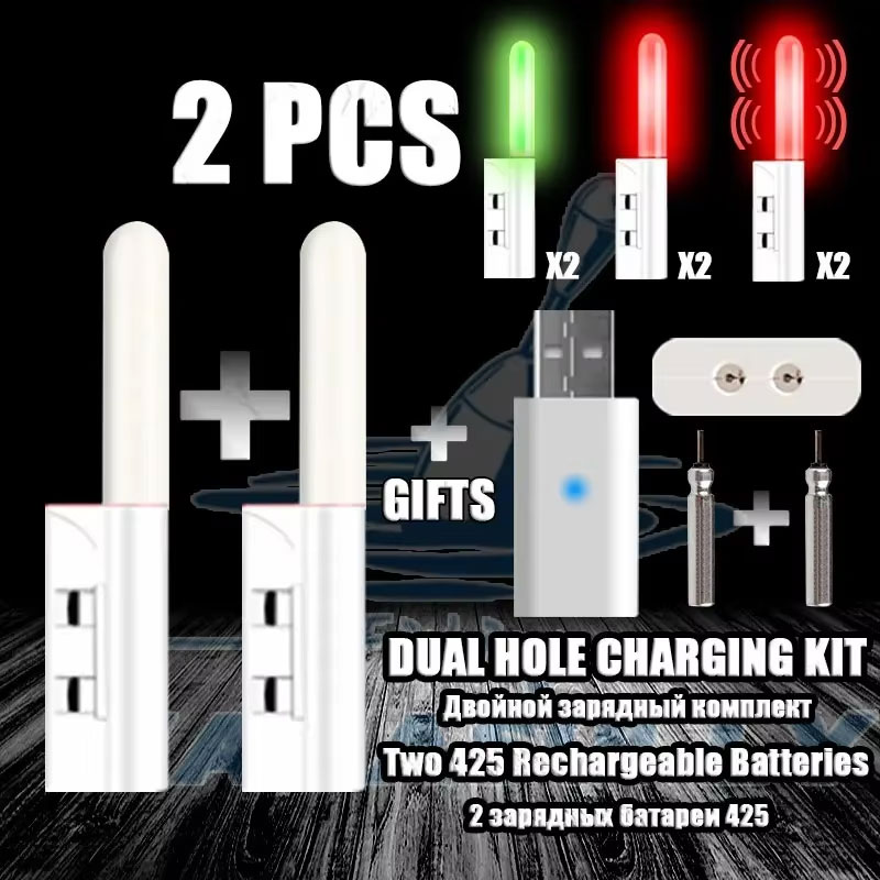 Bite Alarm - 2 Peças Luz Noturna LED para