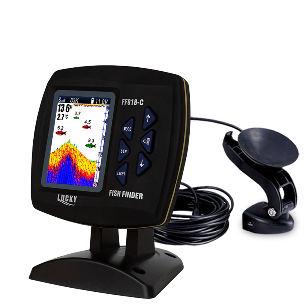 Fishing Depth Finder - Wired Dual Frequency Fish Finder, tela