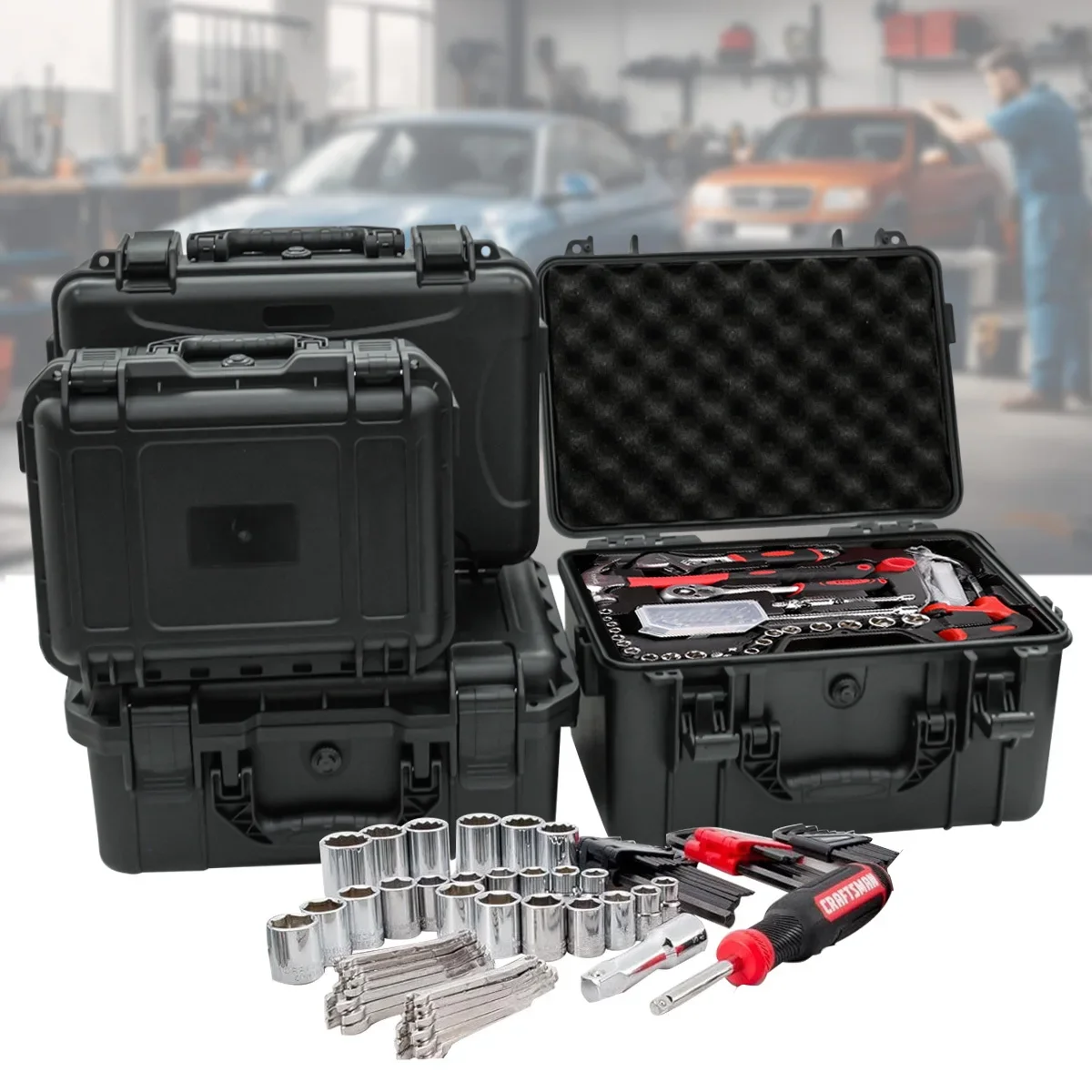 Fish Finder Case - 1 caixa de ferramentas portátil com