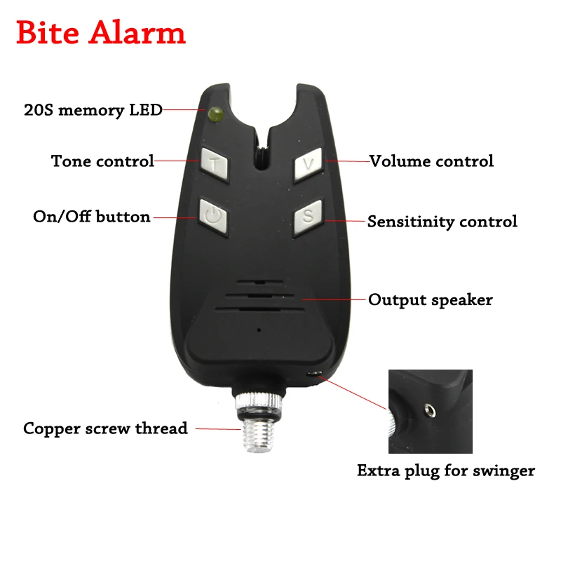 JSFUN Carpa Alarme Pesca e Swi - Bite Indicator avaliação e preço