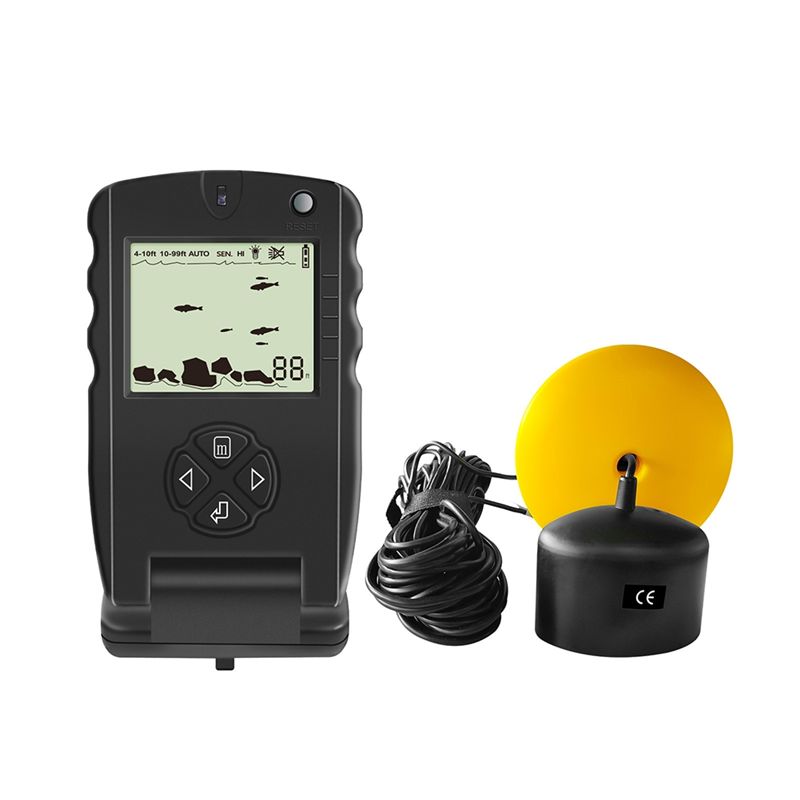 Novo Localizador de Peixes Por - Fish Finder Transducer avaliação e preço