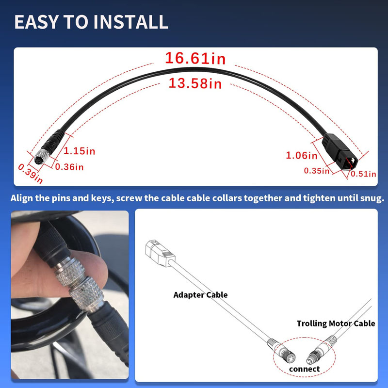 Cabo Adaptador Universal para  - Fish Finder Transducer avaliação e preço