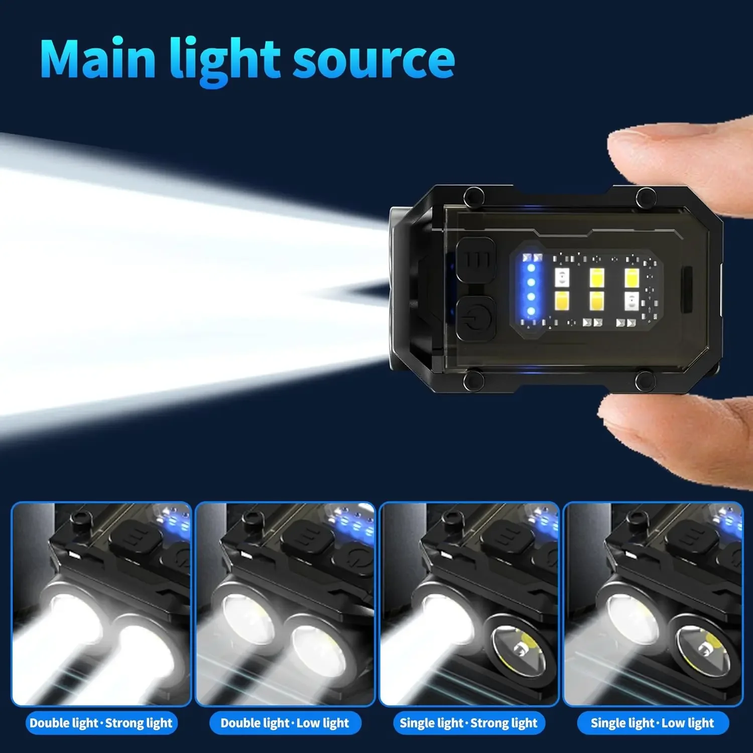 Lanterna clip-on recarregável  - Fishing Light avaliação e preço
