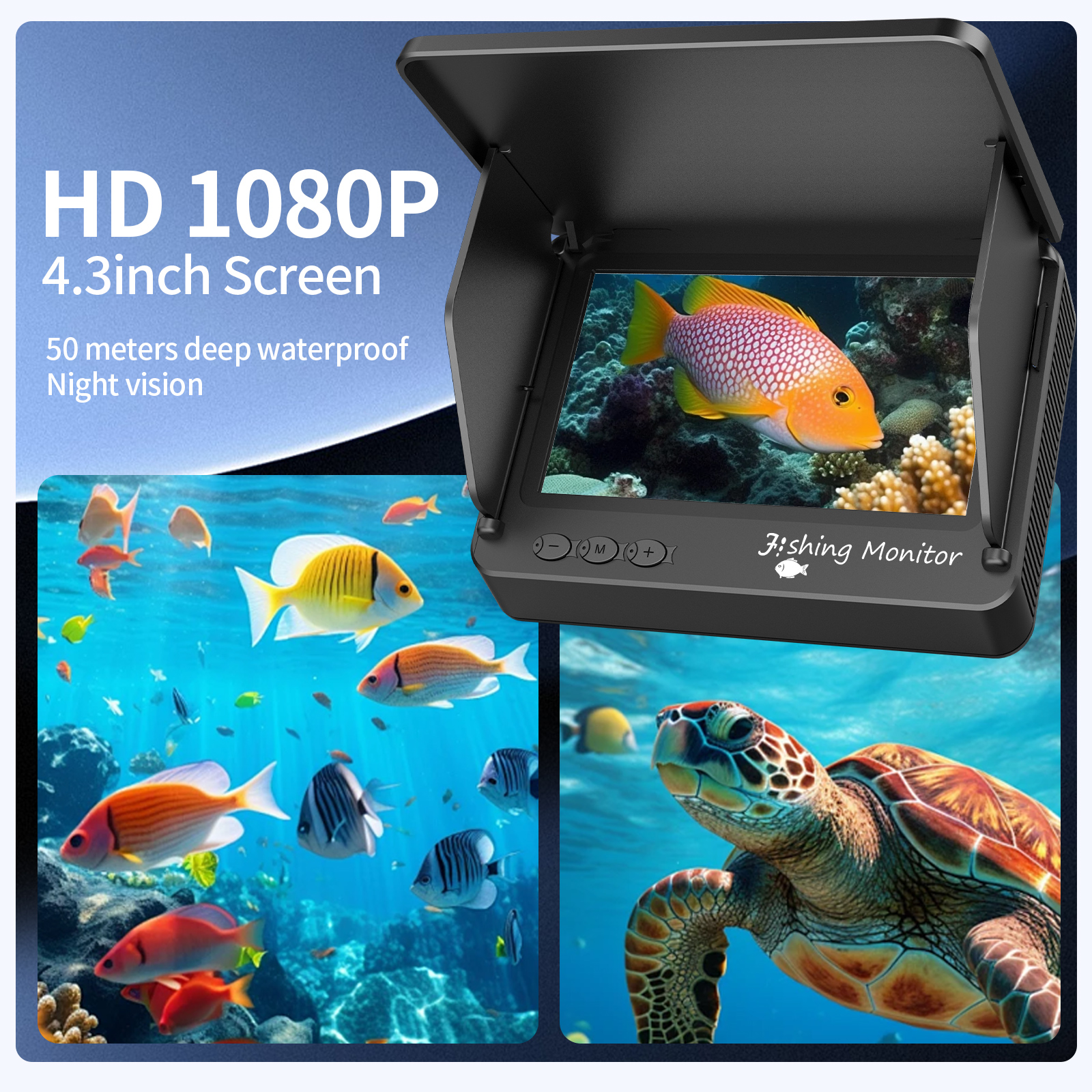 Câmera de pesca subaquática 10 - Fish Finder Portable avaliação e preço