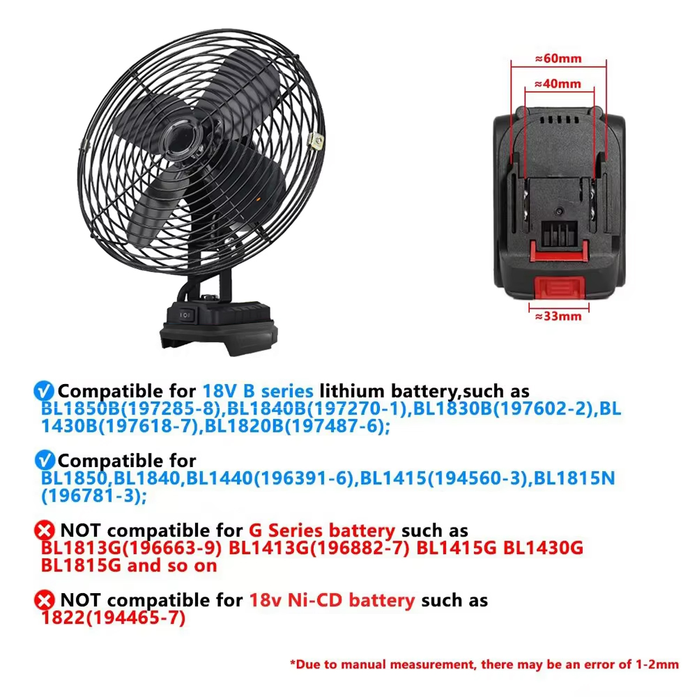 6/8in ventilador de acampament - Fish Finder Battery avaliação e preço