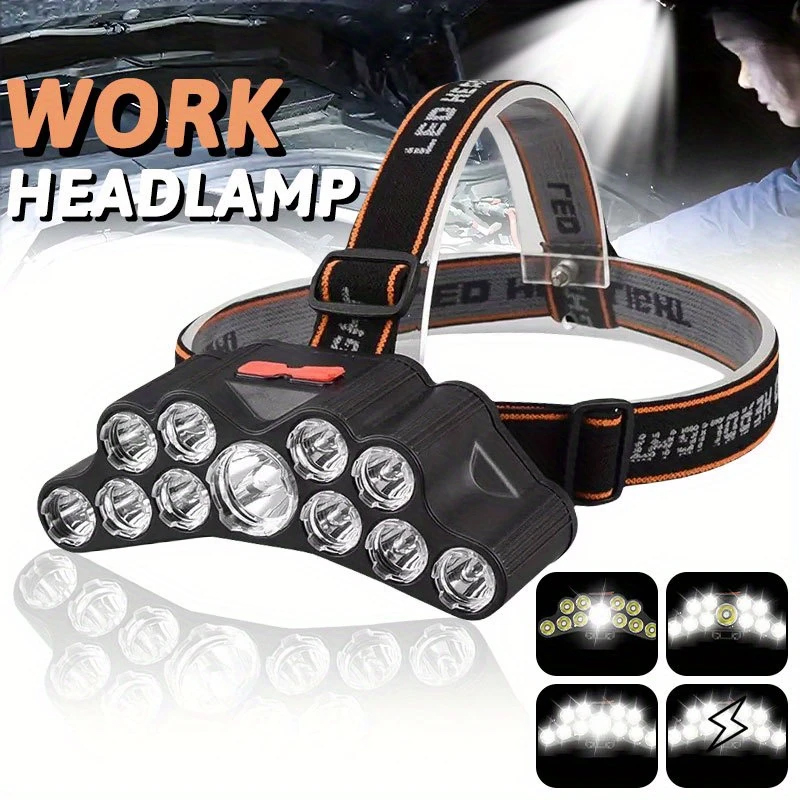 11 led farol de luz forte lâmp - Fish Finder Battery avaliação e preço
