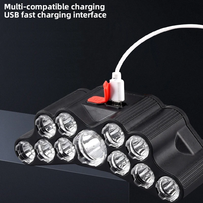11 led farol de luz forte lâmp - Fish Finder Battery avaliação e preço
