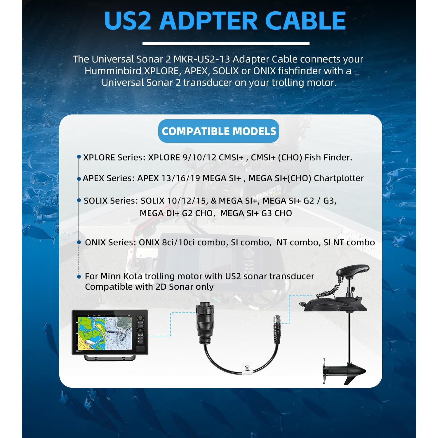 Cabo Adaptador Universal Minn  - Fish Finder Cable avaliação e preço