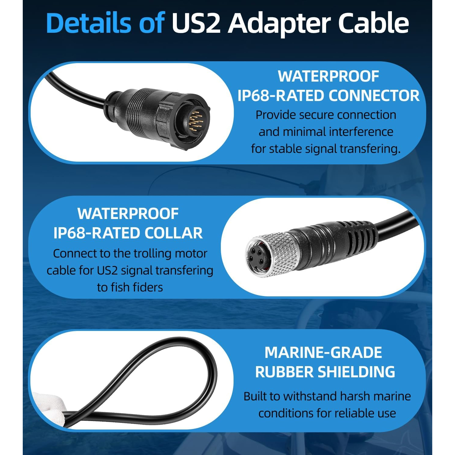 Cabo Adaptador Universal Minn  - Fish Finder Cable avaliação e preço