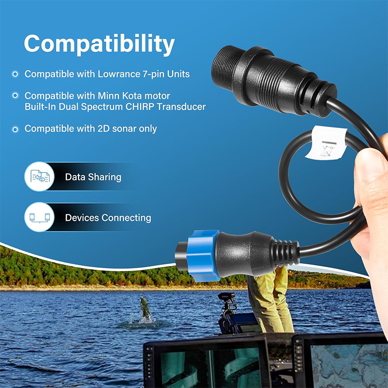 MKR-DSC-10 1852077 cabo adapta - Fish Finder Transducer avaliação e preço