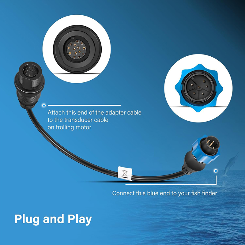 MKR-DSC-10 1852077 cabo adapta - Fish Finder Transducer avaliação e preço