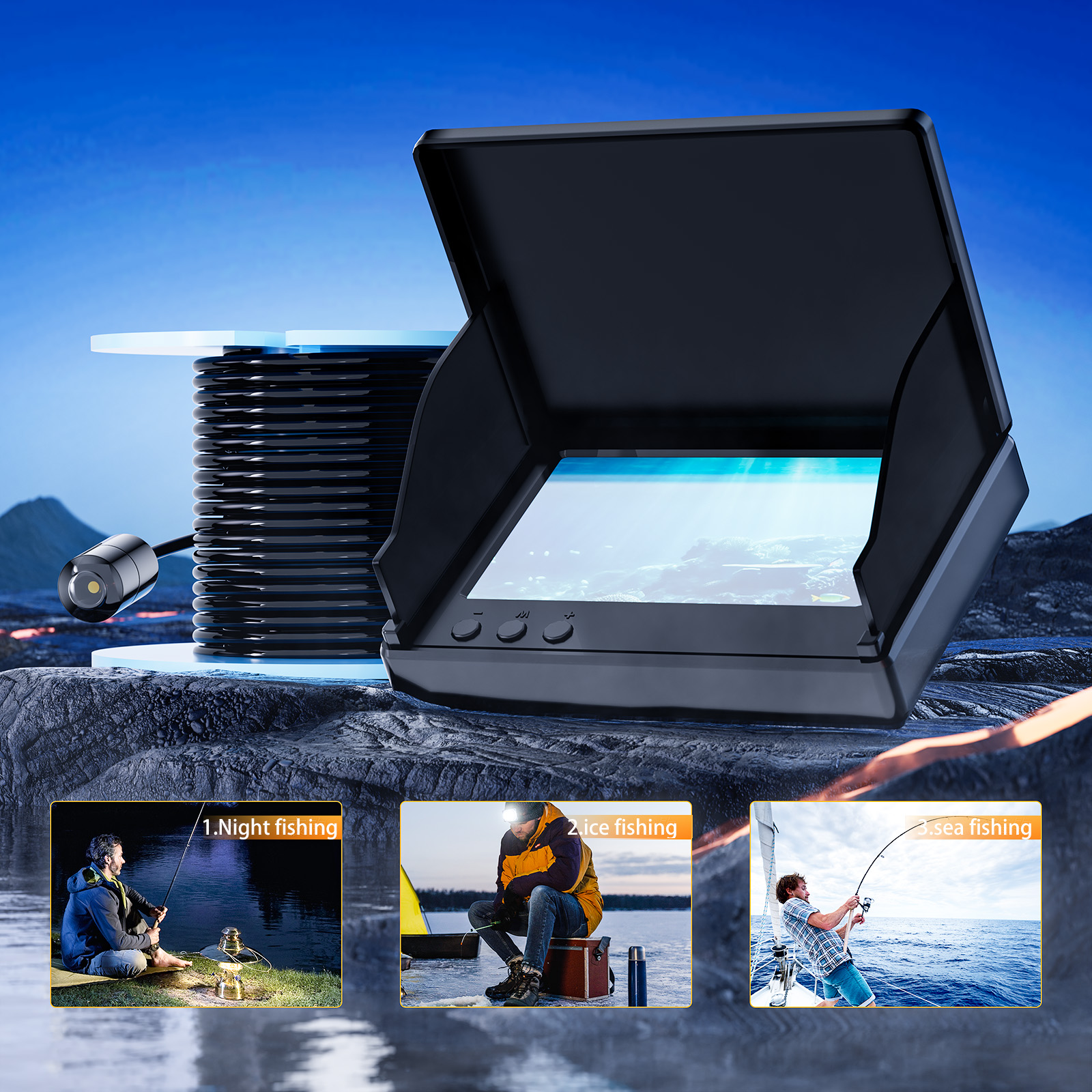 Câmera de Pesca Subaquática de - Fishing Camera avaliação e preço