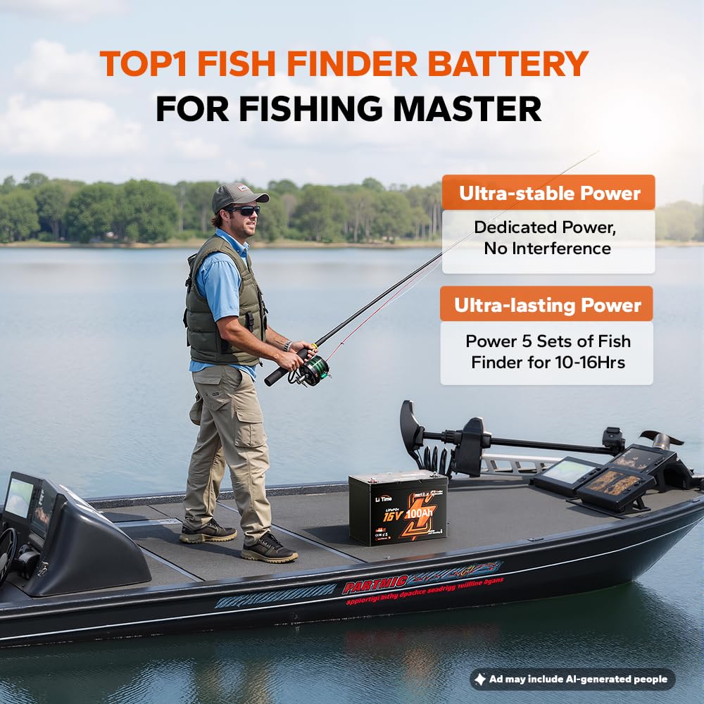 Bateria LiFePO4 16V 100Ah Grup - Fish Finder Charger avaliação e preço