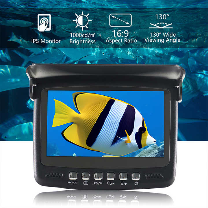 4.3 Polegada tela subaquática  - Fishing Camera avaliação e preço