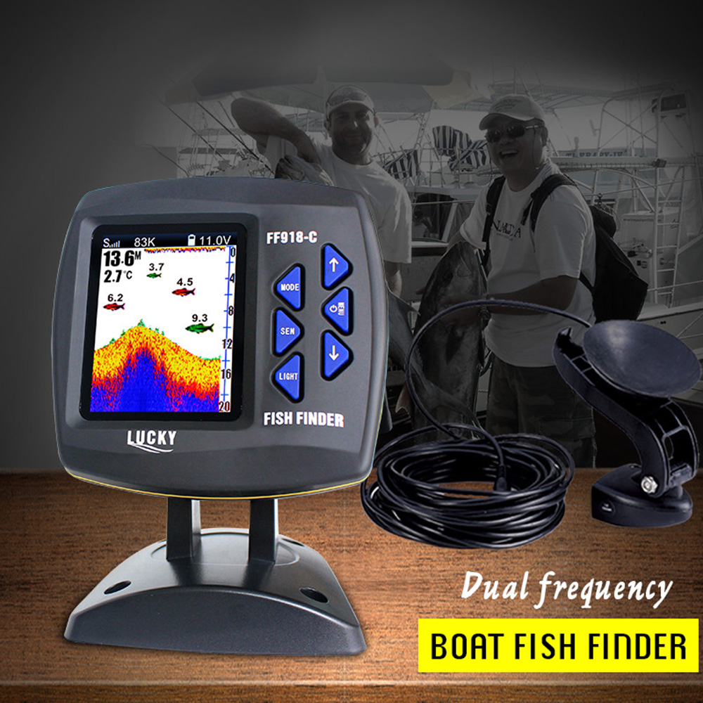 Wired Dual Frequency Fish Find - Fishing Depth Finder avaliação e preço