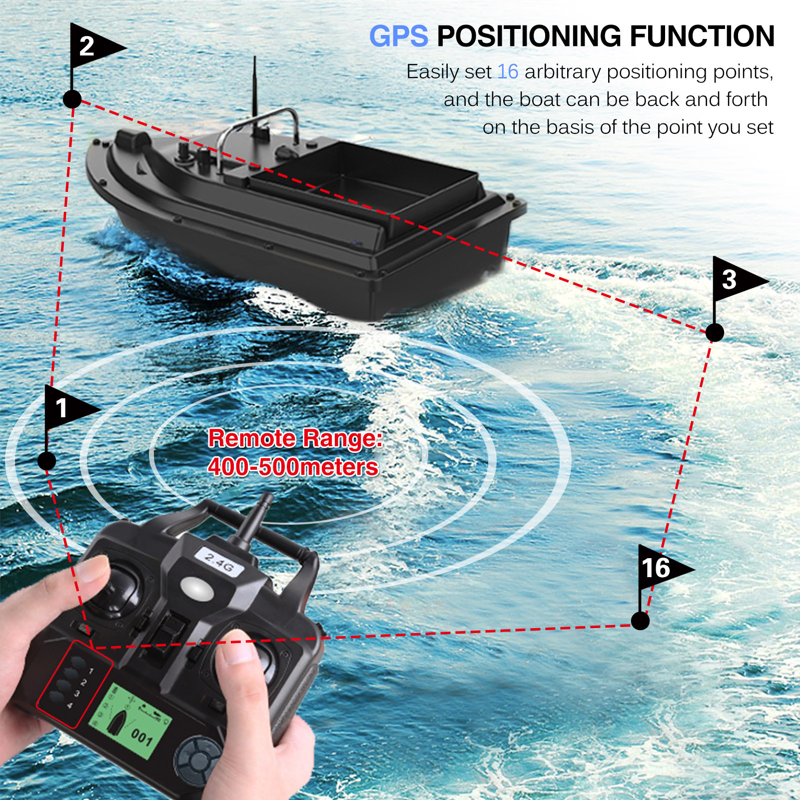 Barco de isca de pesca gps d16 - Fishing Gps avaliação e preço
